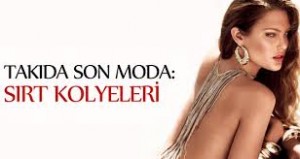 Takıda Yeni Moda Sırt Kolyeleri